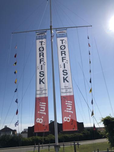 Signalmasten med Tørfisk-banner